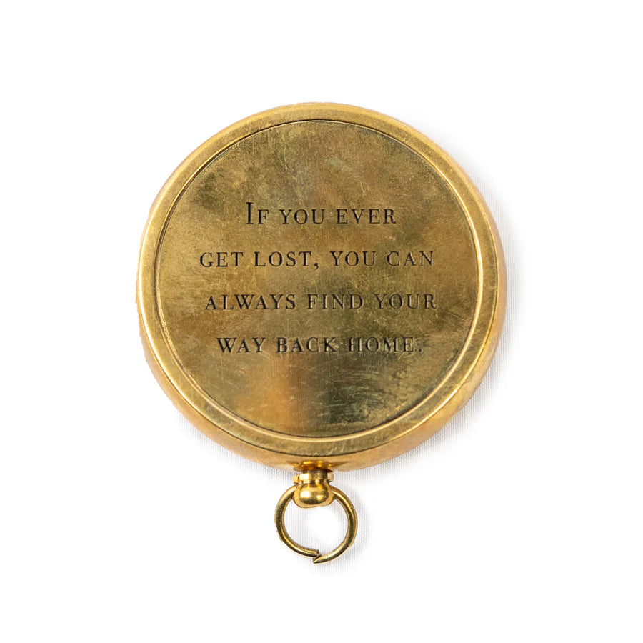 Compass w/ Leather Pouch - If you ever get lost