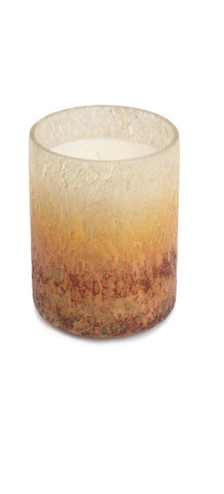 Nag Champa Textured Glass Candles - Assorted