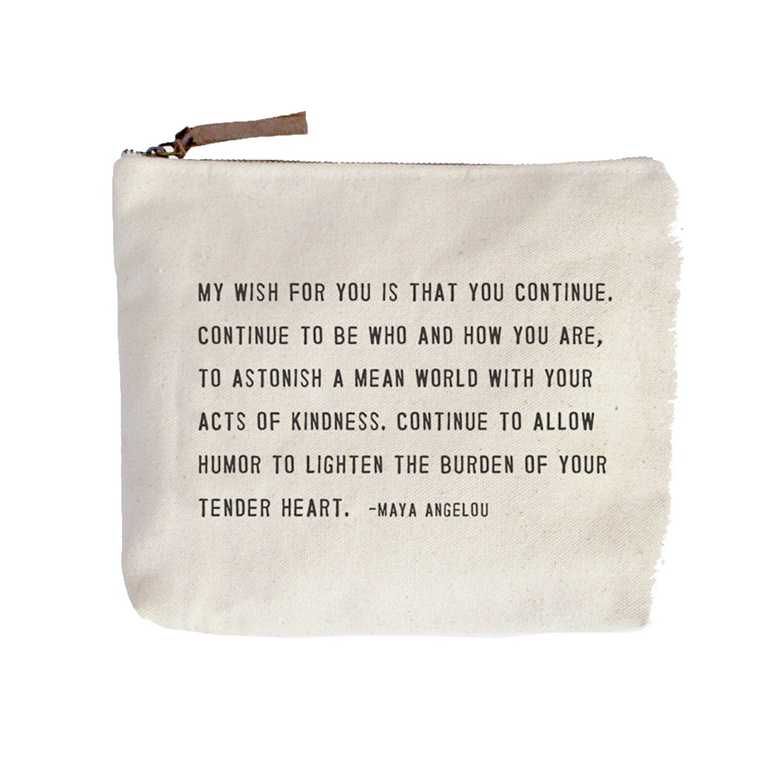 Canvas Zip Bag