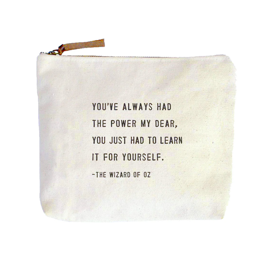 Canvas Zip Bag