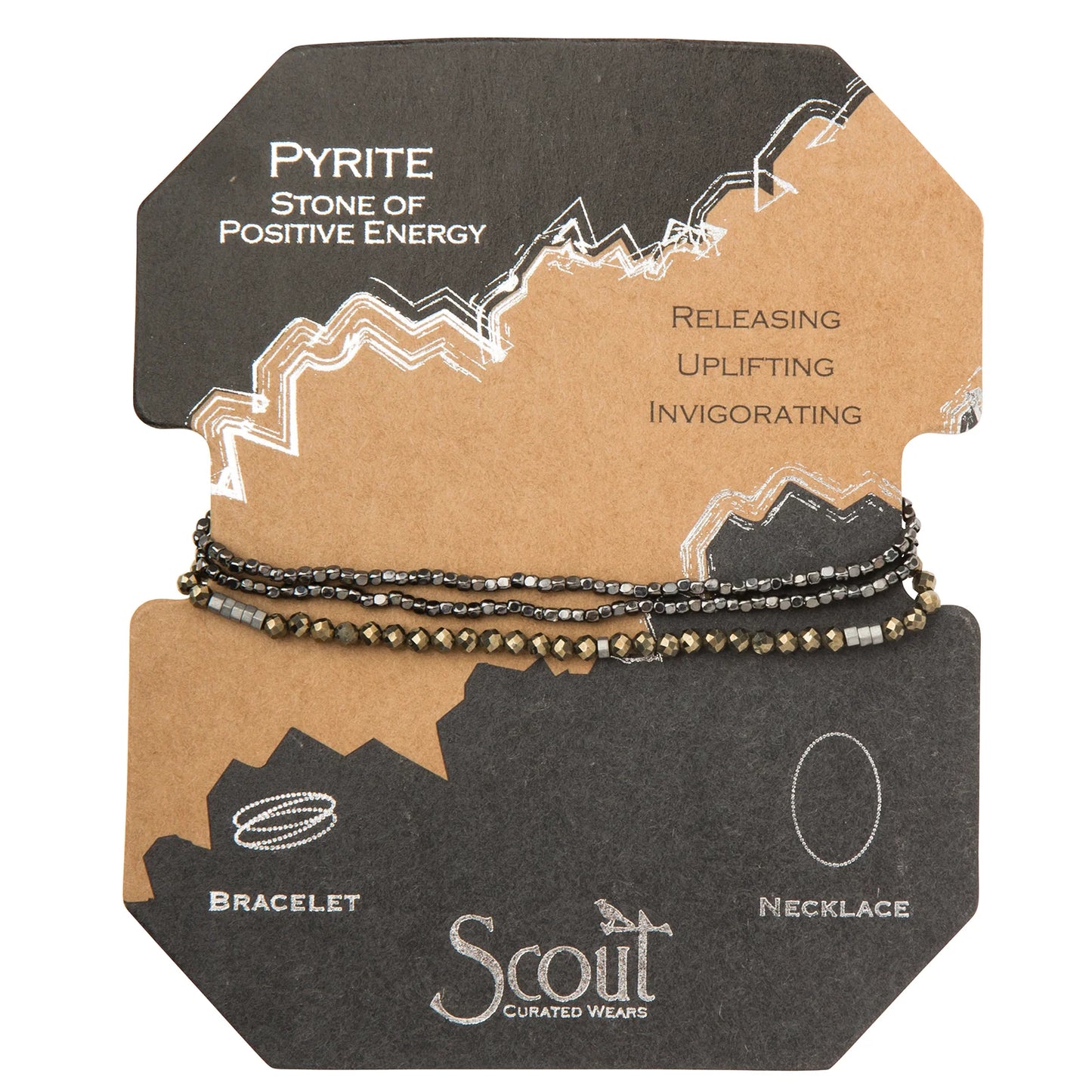 Bracelet/Necklace - Delicate Stone Wrap