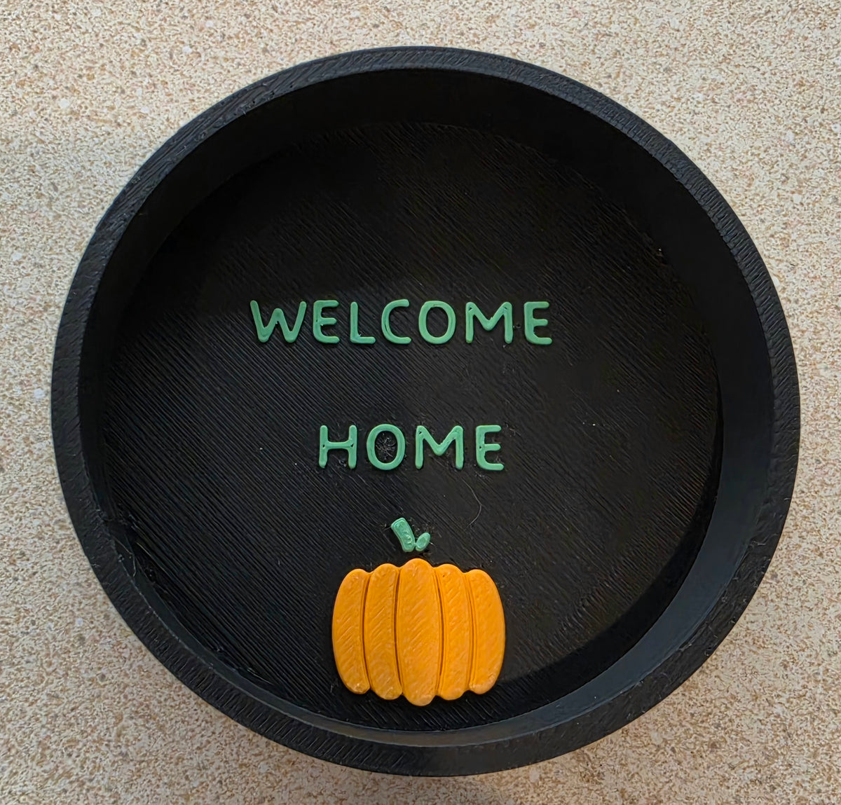 3D Printed Key/Keychain Holder - Pumpkin Halloween