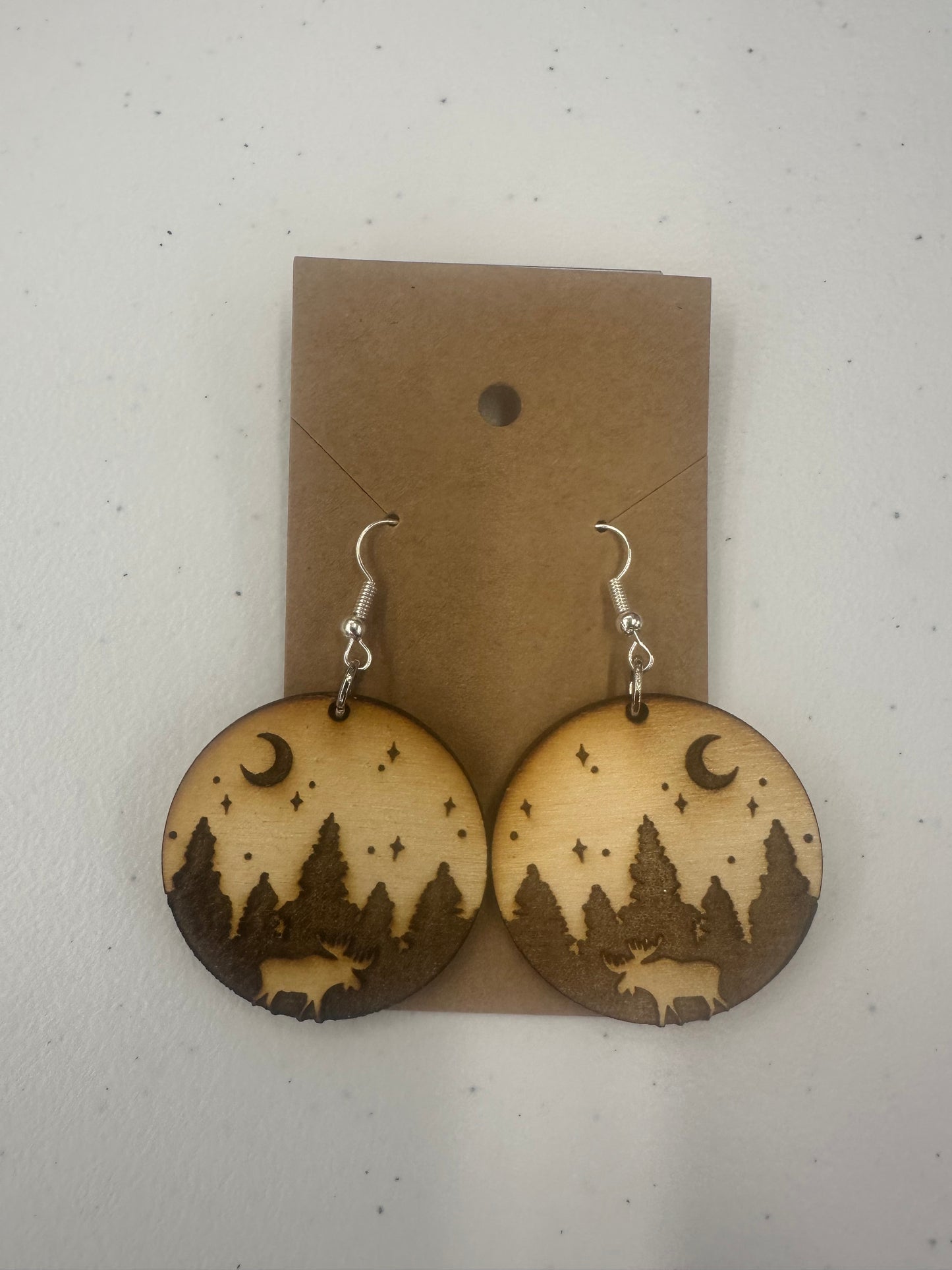 Earrings - Moose Starry Sky
