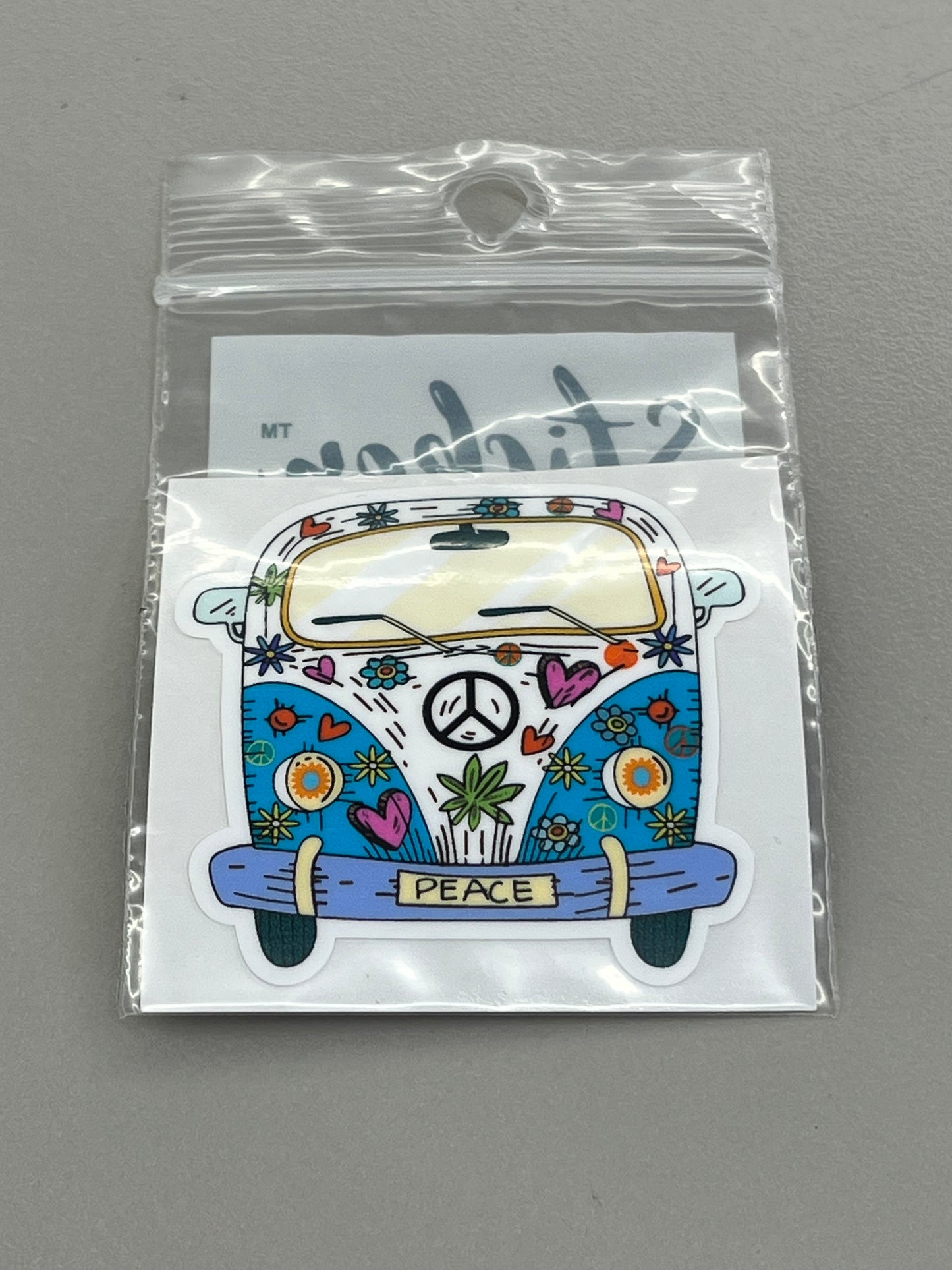 Sticker Sm - Peace van