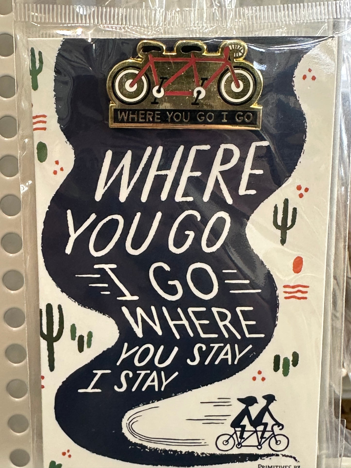 Pin - Enamel - I go