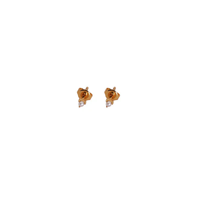 Earrings - Tiny Pearl Stud
