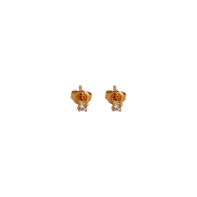 Earrings - Tiny Mini Crystal Stud
