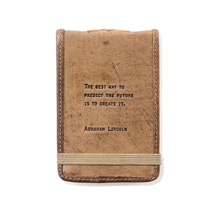 Journal - Leather - Sm. with Quote