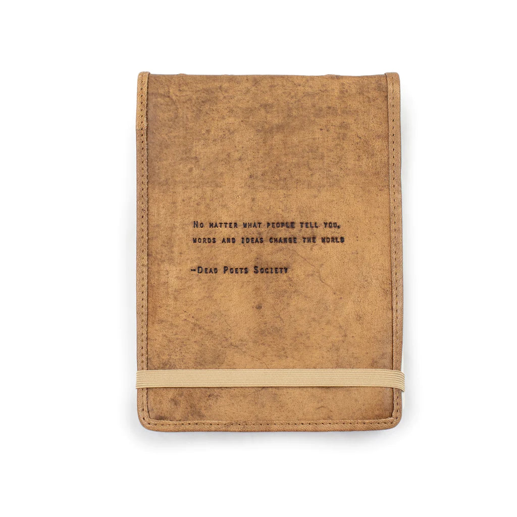 Journal - Leather - Lg. with Quote