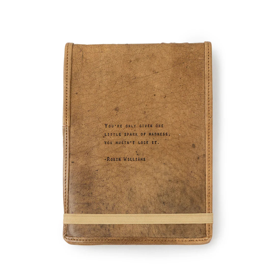 Journal - Leather - Lg. with Quote