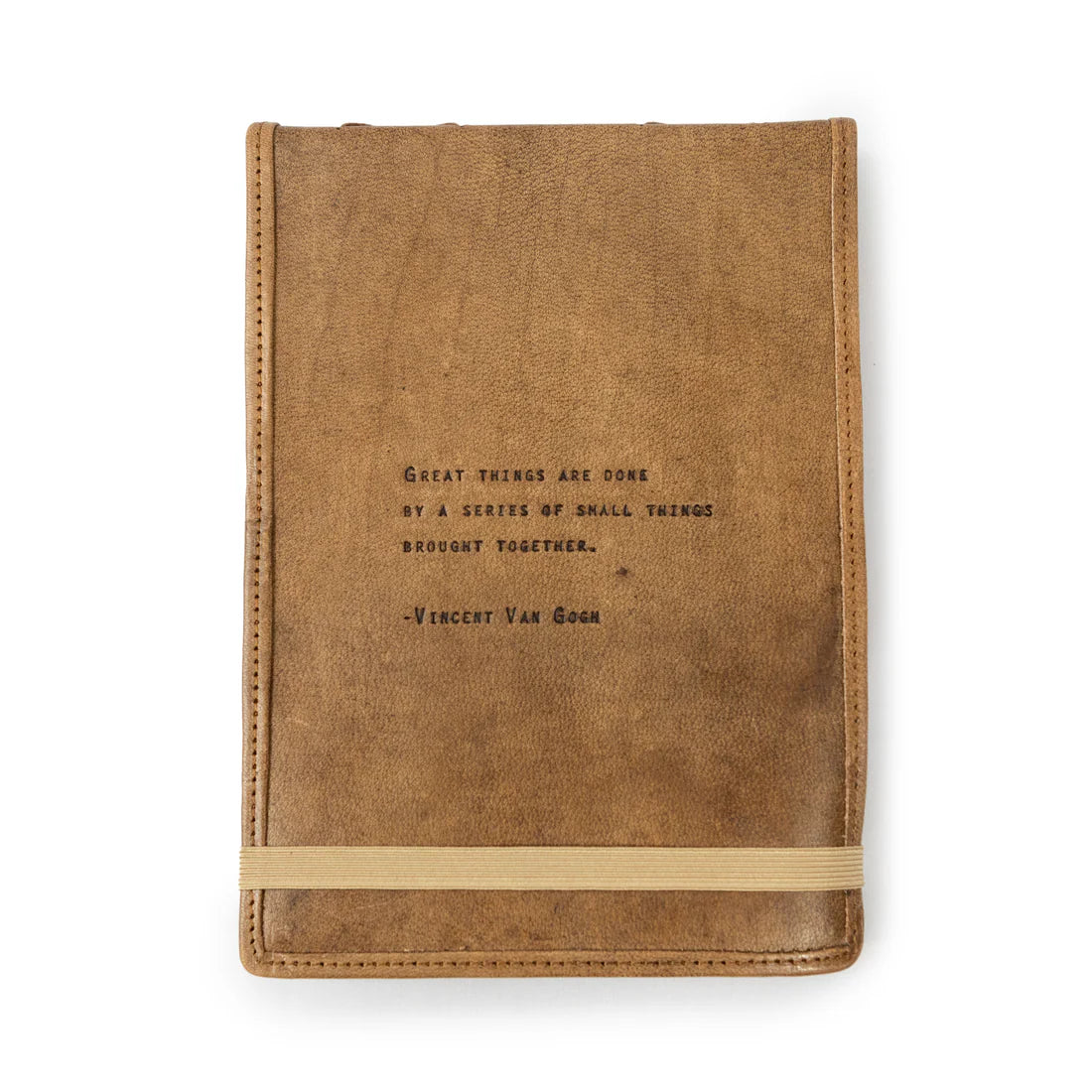 Journal - Leather - Lg. with Quote