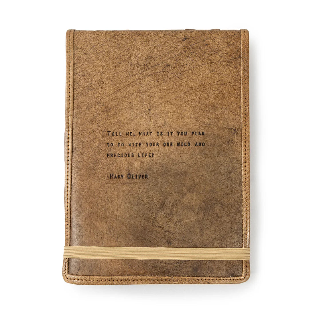 Journal - Leather - Lg. with Quote