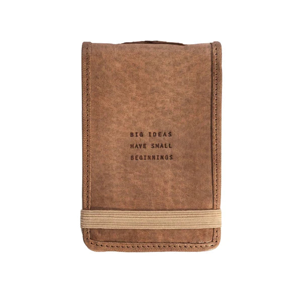 Journal - Leather - Sm. with Quote