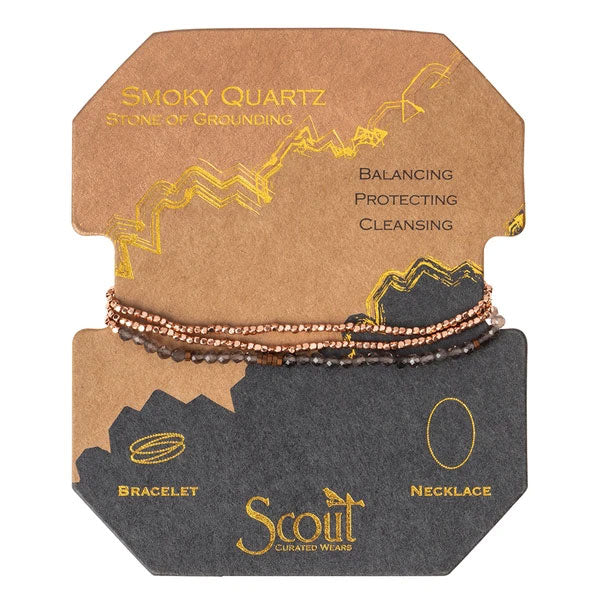 Bracelet/Necklace - Delicate Stone Wrap