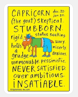 Magnet - Horoscope - Capricorn (#2 The Goat)