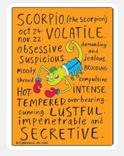 Magnet - Horoscope - Scorpio (The Scorpion)