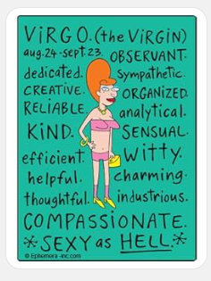 Magnet - Horoscope - Virgo (2 The Virgin)