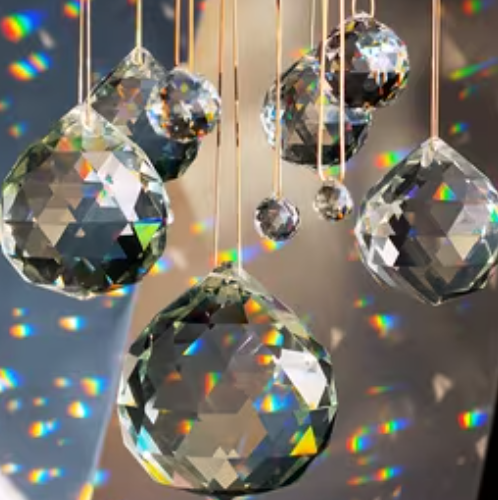 Crystal Prism - Md. Round - 30 mm