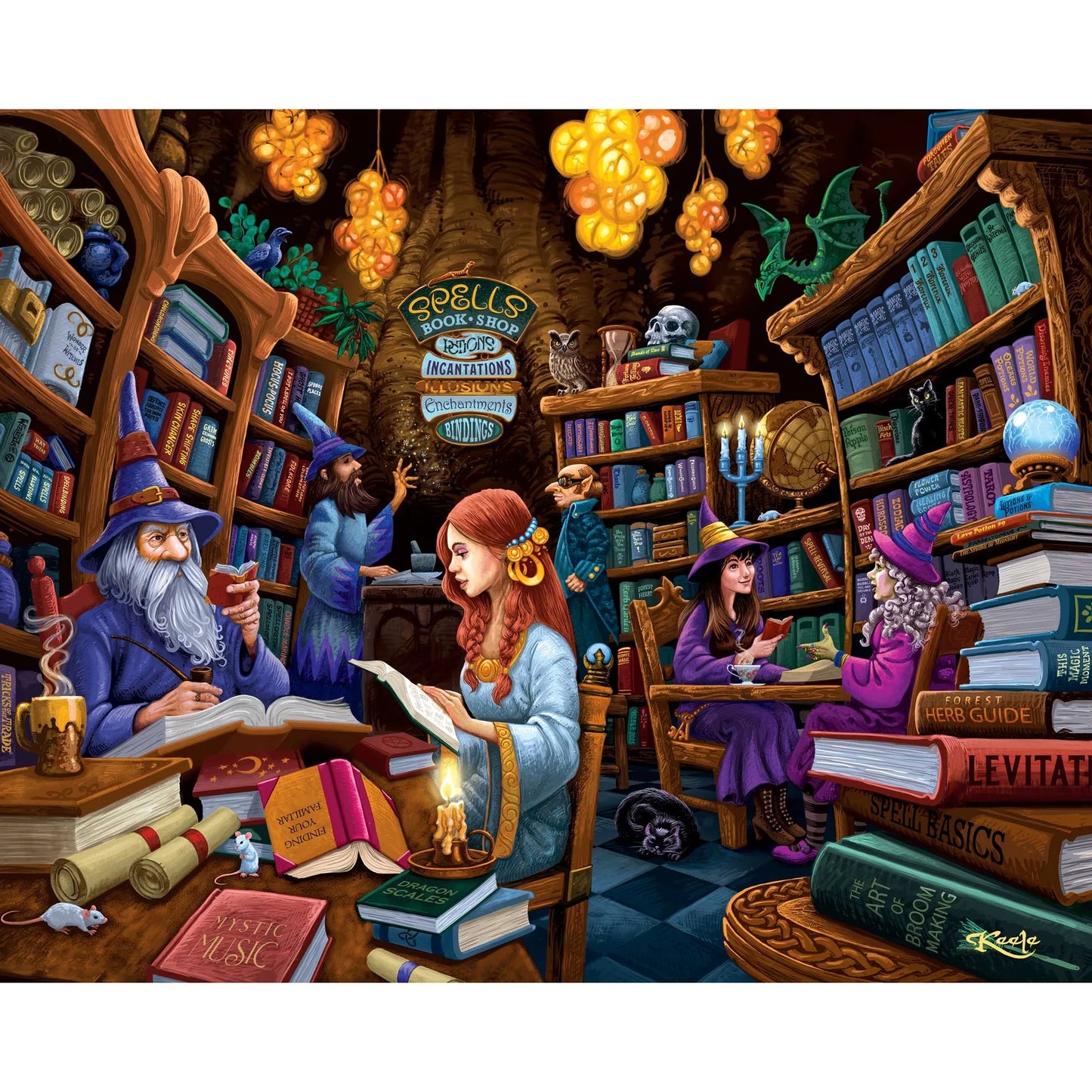 Spellbook Shop - 1000 pc Puzzle