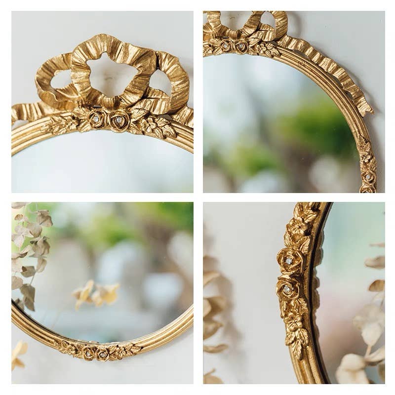 Pewter Mirror