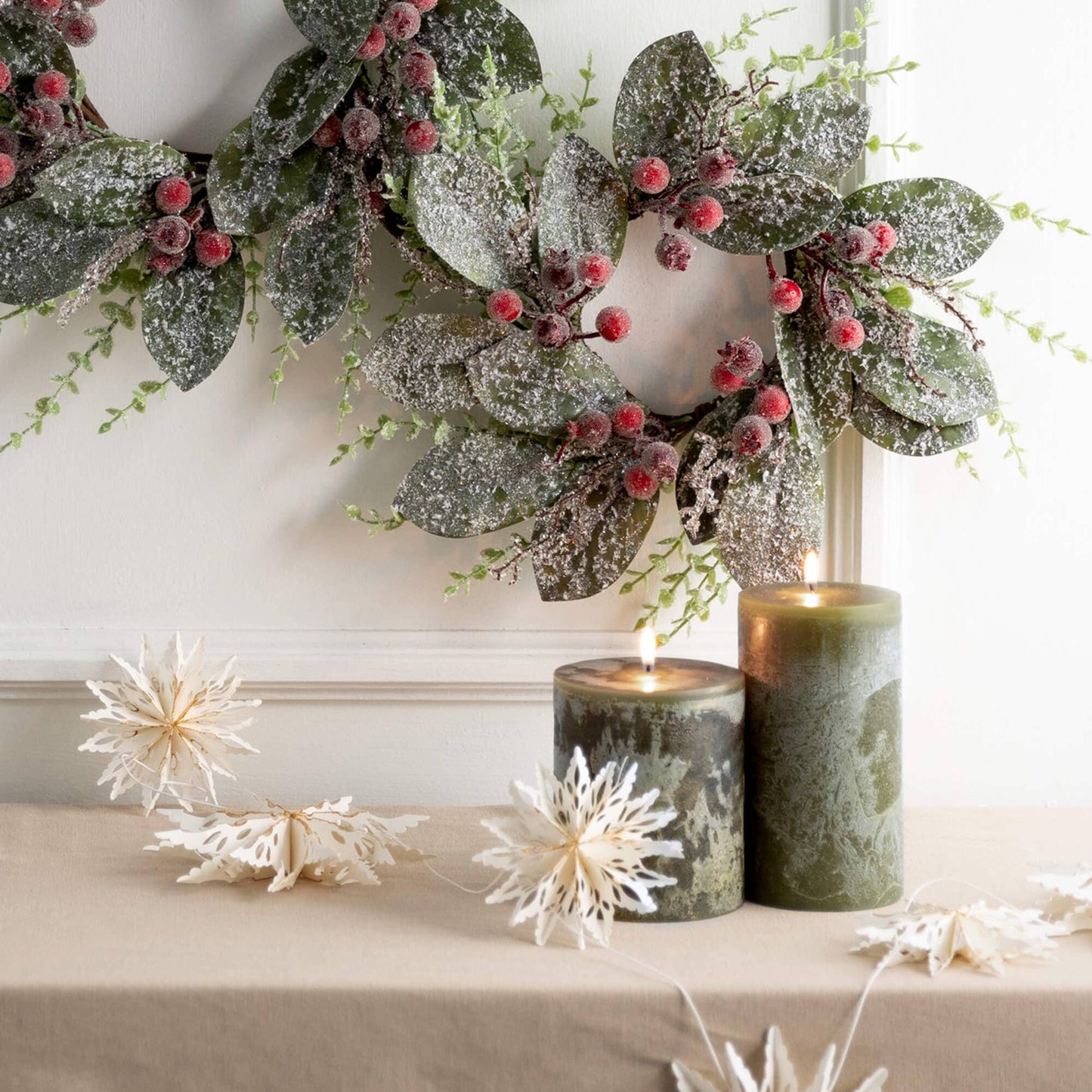 Candle - Pillar 3x6 - "Ritz" Green