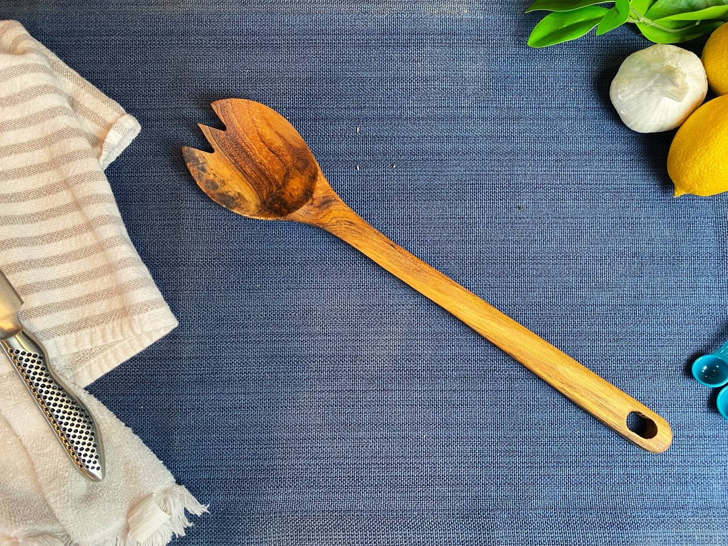 Rustic Handle Wooden Salad Serving Spork