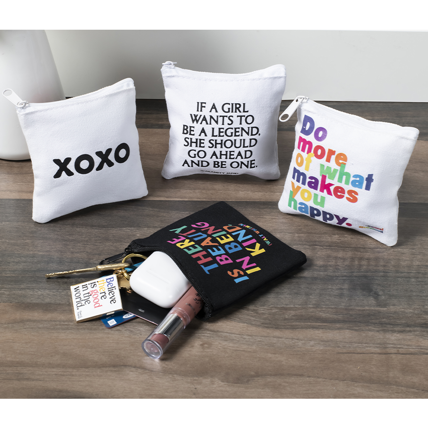 Mini Pouch - Happiness Comes (Common Saying)