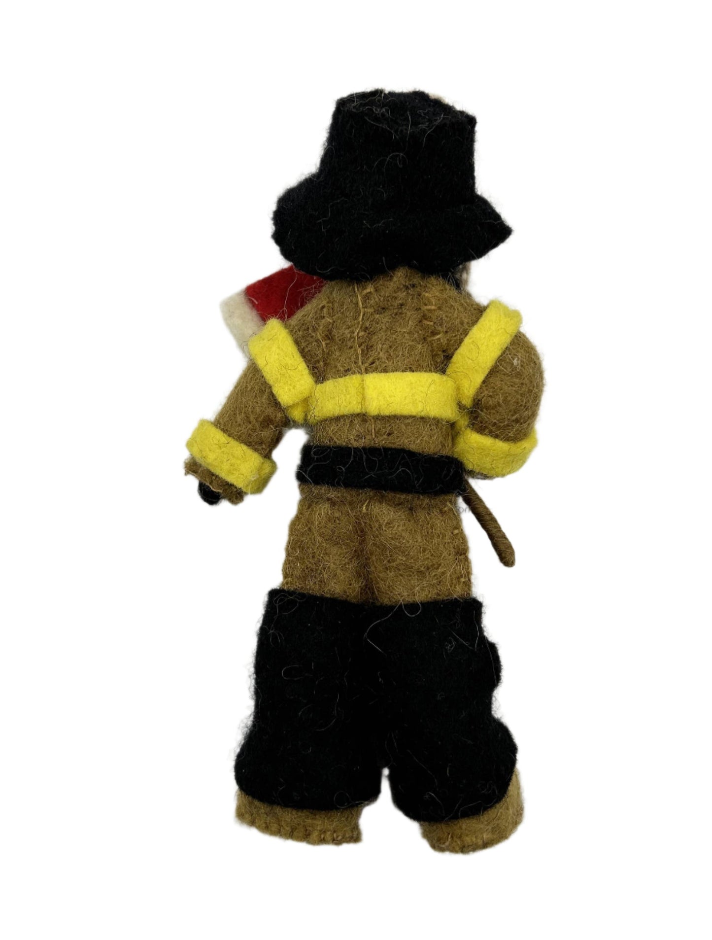 Felted Wool "Firefighter Frank" ornament