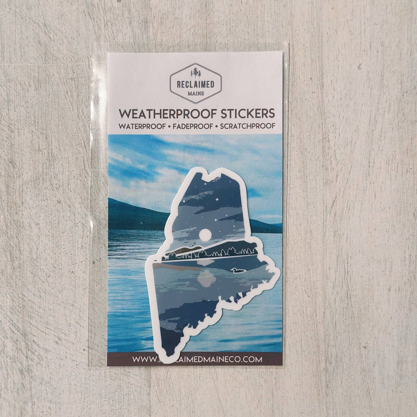 Sticker - Maine Starry Night