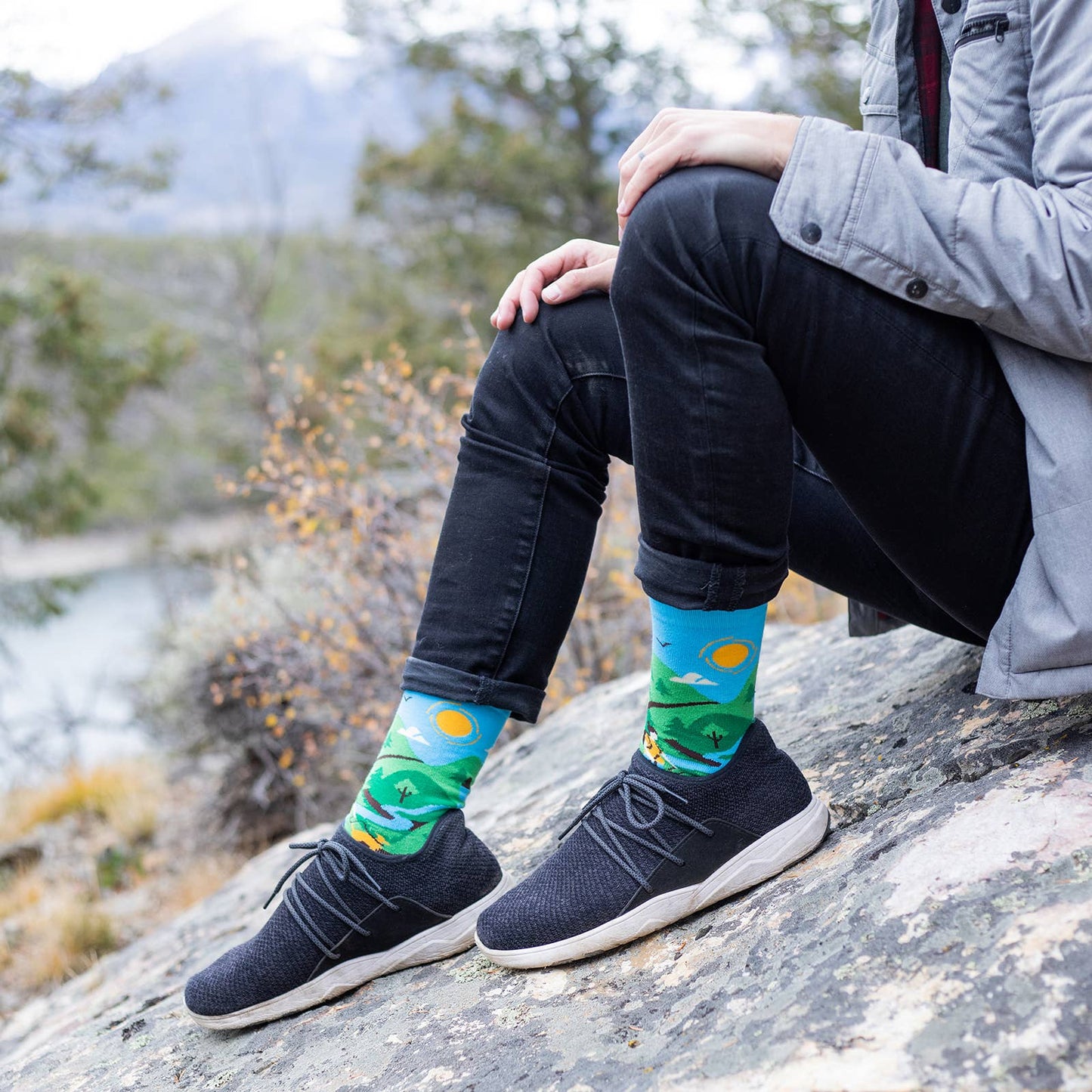 Lavley - I'd Rather Be Hiking Socks