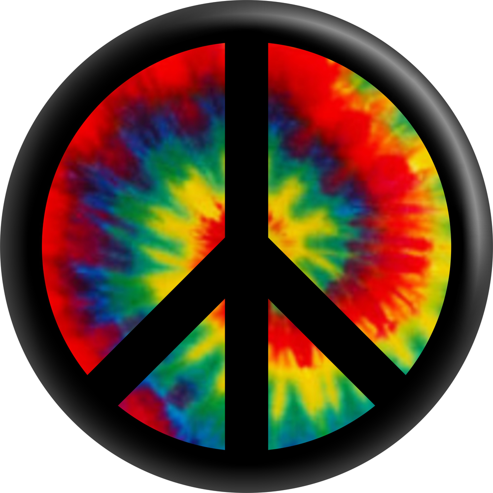 Button - Peace Sign