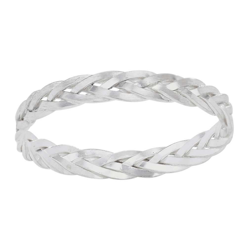 Ring - Silver Braid Sterling Silver