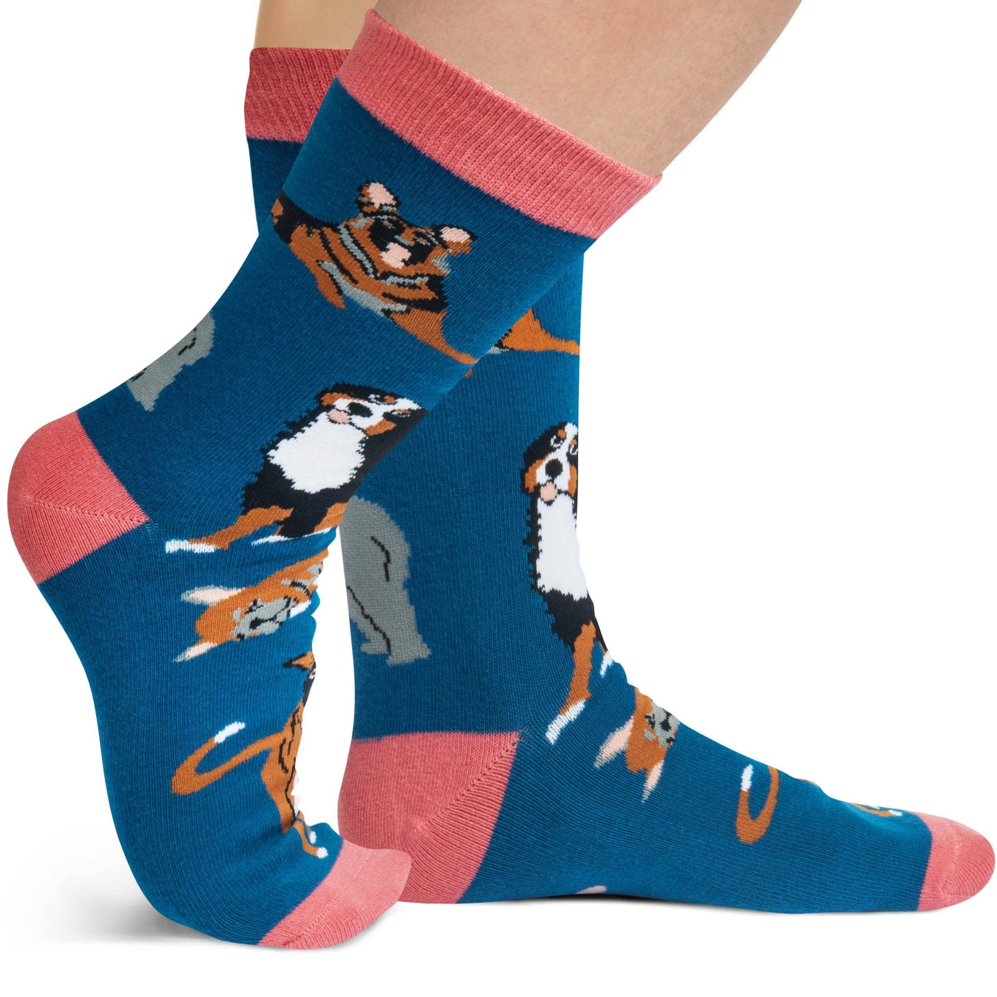 Lavley - I'd Rather Be With My Dog Socks (Blue)