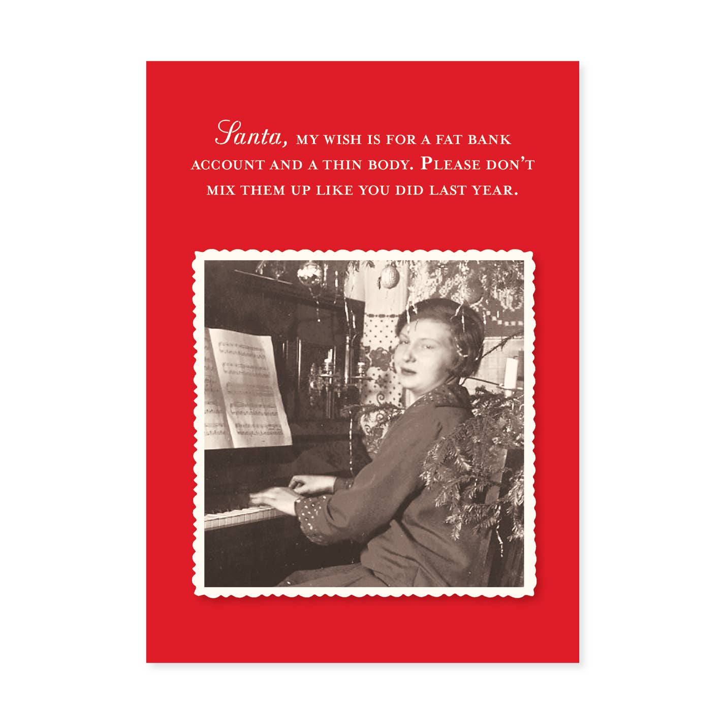 Fat Bank Account Holiday Card