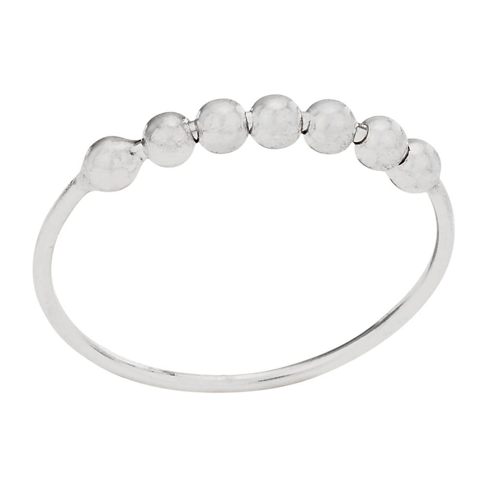 Septet Sterling Silver Band Ring