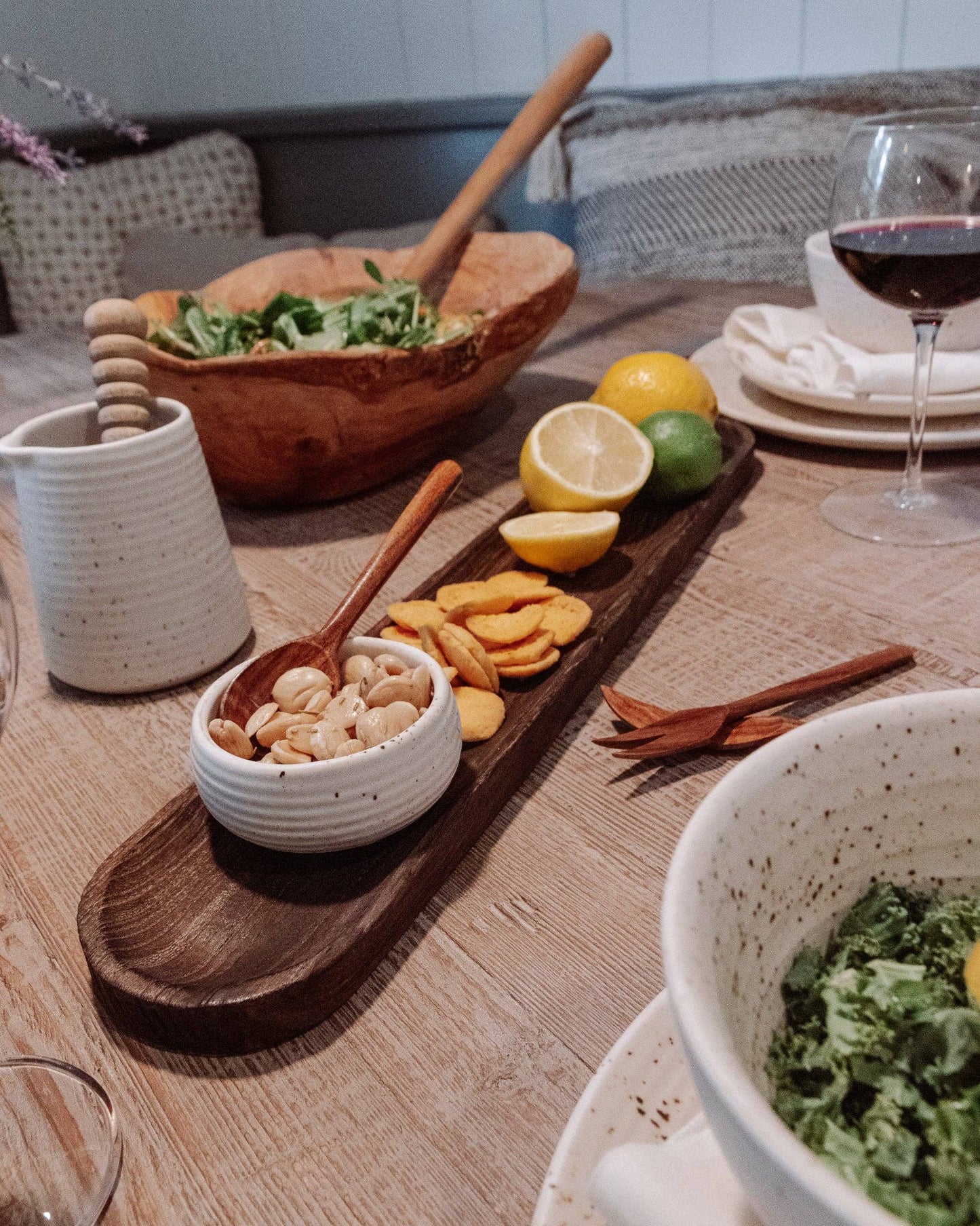 Ribbed Ceramic Speckled Dip Bowl - 3.5