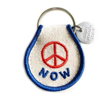 Keychain - Peace Now Patch
