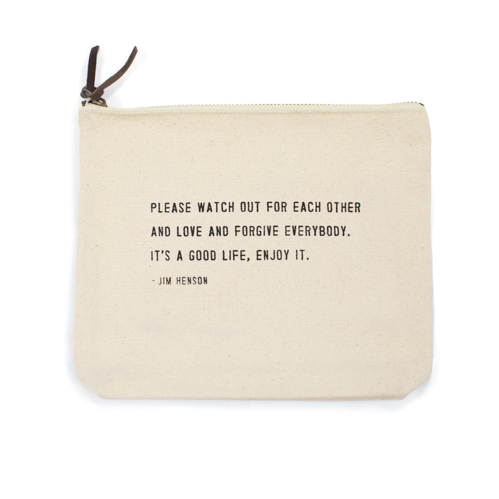 Canvas Zip Bag