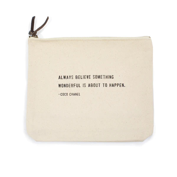 Canvas Zip Bag