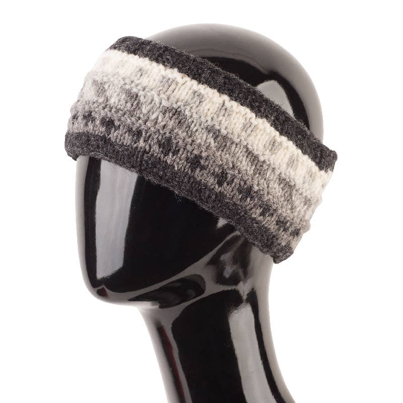 Headband - Striped Wool