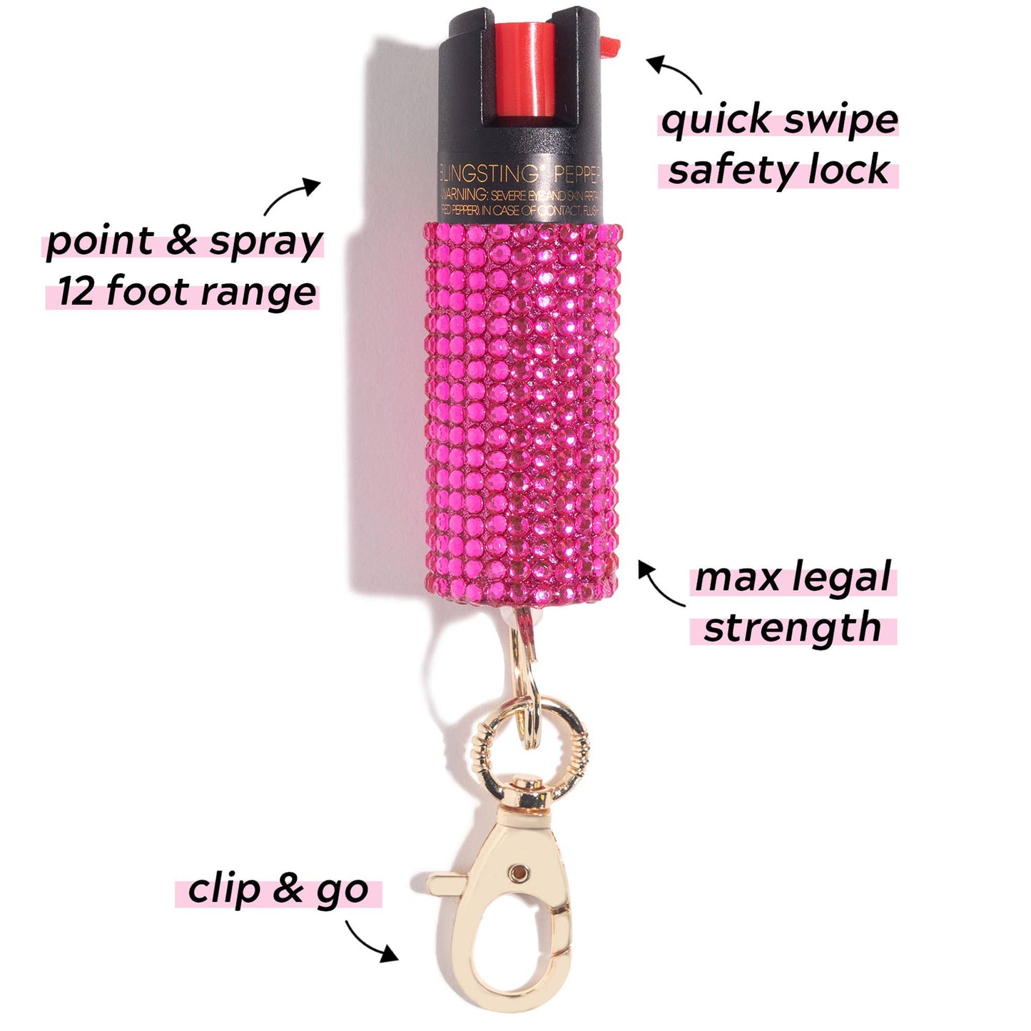 Assorted Rhinestone Pepper Sprays