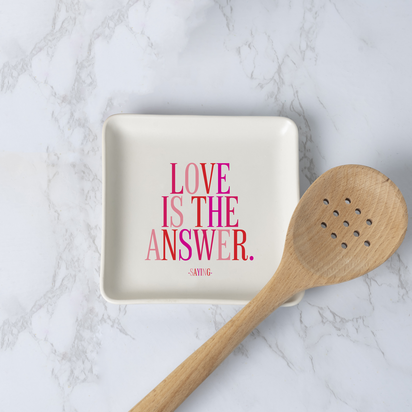 Trinket Dish - Love Is The Answer (Saying)