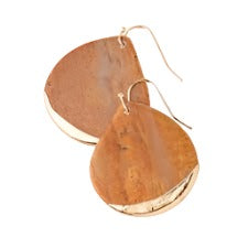 Earrings - Dipped Stone Teardrop