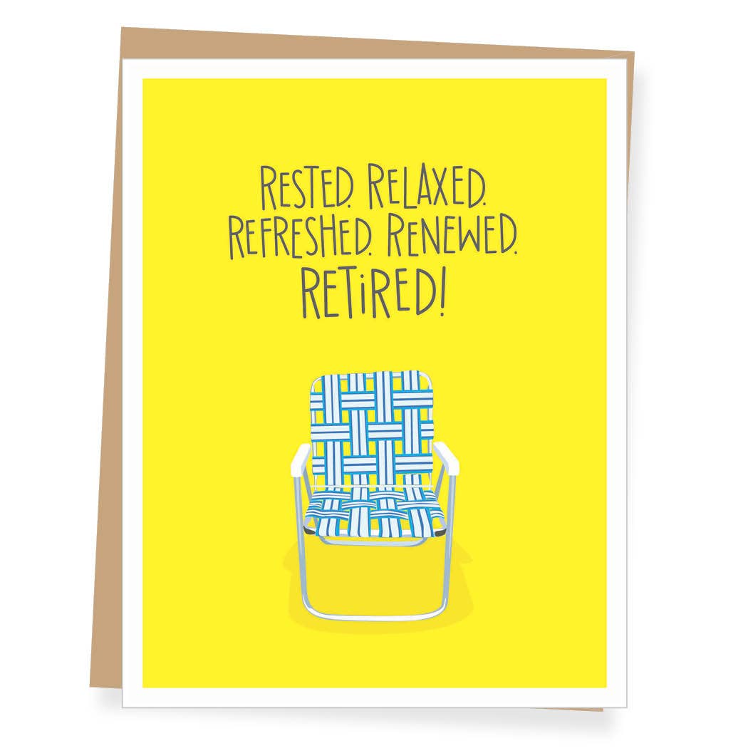 Card - Retirement - Lawn Chair