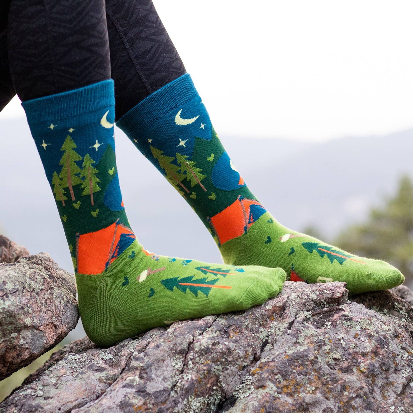 Lavley - I'd Rather Be Camping Socks