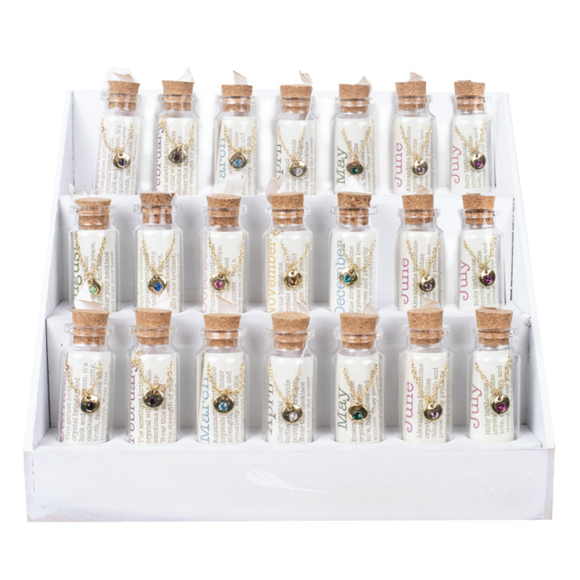 Necklace - Birthstone in Bottle