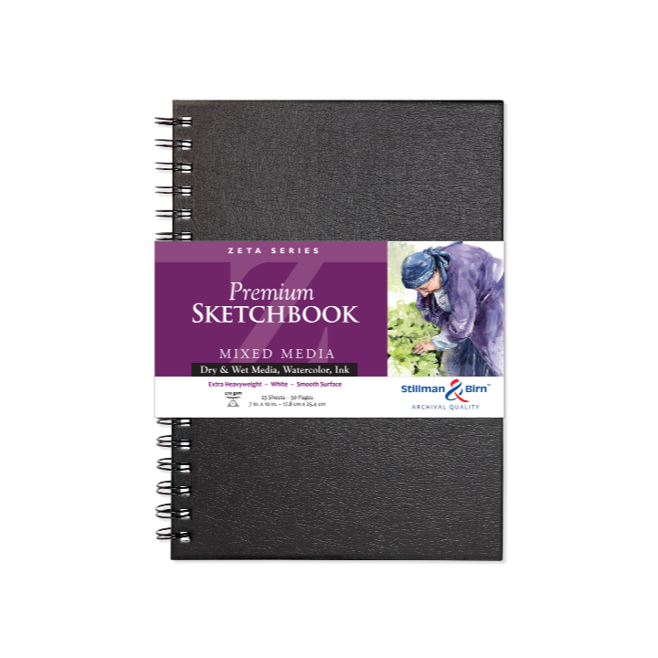 Art Supplies - Mixed Media Sketchbook -Zeta Series