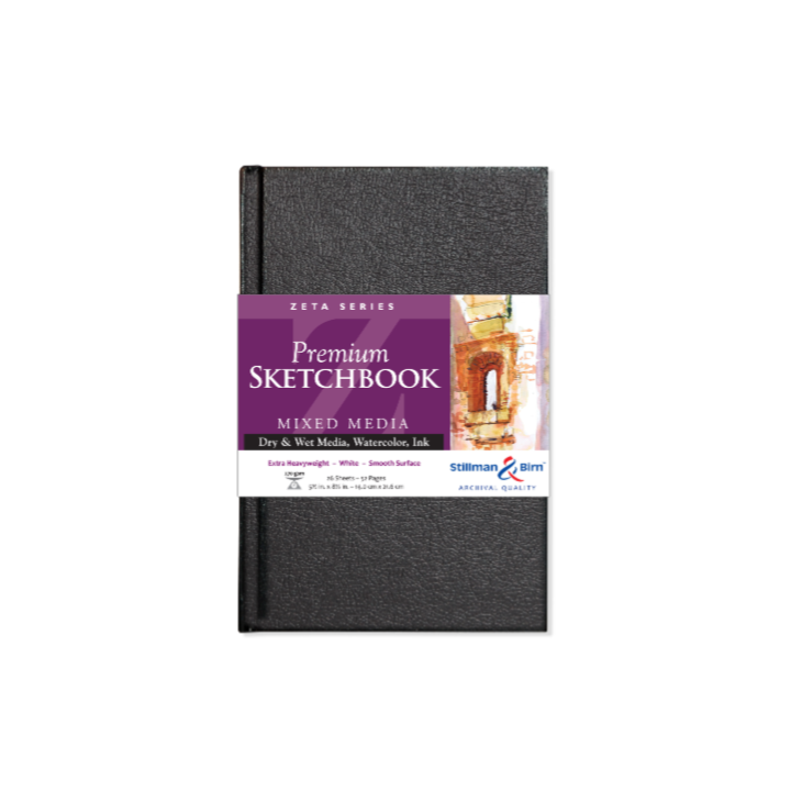 Art Supplies - Mixed Media Sketchbook -Zeta Series