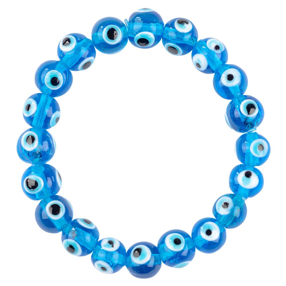 Light Blue Evil Eye Bracelet