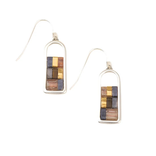 Earrings - Miyuki Frame